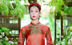 Á hậu chuyển giới Minh Anh say mê áo dài