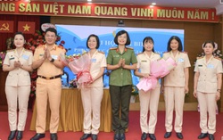 Phụ nữ Cục Cảnh sát giao thông xây dựng nhiều công trình, mô hình hiệu quả, thiết thực