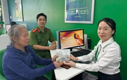 Bà lão 75 tuổi rút toàn bộ tiền tiết kiệm để "phục vụ điều tra"