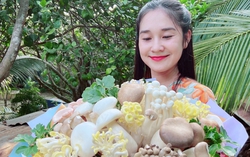 Giỏ quà từ nấm, bánh thạch 3D hút khách dịp 20/10