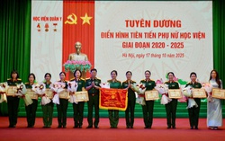 Học viện Quân y tuyên dương phụ nữ điển hình tiên tiến