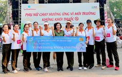 Phụ nữ Công an đạt 3 giải "Phụ nữ chạy hưởng ứng Vì môi trường không khói thuốc"