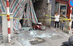Bê tông từ ngôi nhà đang thi công rơi xuống đường khiến 1 người tử vong