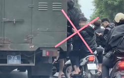 Xử phạt nhóm thanh niên đeo bám theo xe chở phạm nhân