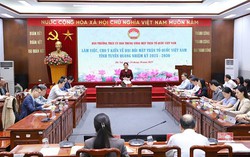 Đồng chí Hà Thị Nga cho ý kiến về Đại hội đại biểu MTTQ Việt Nam tỉnh Tuyên Quang nhiệm kỳ 2025-2030