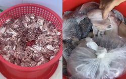 Phụ huynh bức xúc khi phát hiện cá thối trong bếp ăn của Trường Tiểu học Chu Minh
