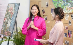 Họa sĩ Ngô Quỳnh Liên triển lãm tranh ủng hộ phụ nữ ung thư vú