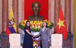 Phó Chủ tịch nước Võ Thị Ánh Xuân hội kiến Phó Tổng thống Ecuador