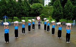 Vũ điệu truyền thông về phòng, chống tác hại thuốc lá của Hội LHPN xã Mường Khương, Lào Cai