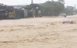 Hà Tĩnh: Mưa lớn gây ngập lụt cục bộ ở một số địa phương