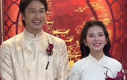 Diễn viên Đình Tú - Ngọc Huyền rạng rỡ trong Lễ ăn hỏi