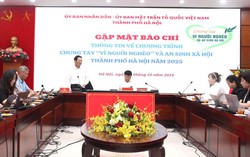 Hà Nội tổ chức Chương trình "Chung tay vì người nghèo và an sinh xã hội" năm 2025