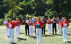 Vũ điệu truyền thông về phòng, chống tác hại thuốc lá của Hội LHPN xã Nhất Hòa, Lạng Sơn