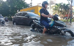 Cảnh báo hơn 100 điểm ngập úng trên nhiều tuyến phố nội thành Hà Nội