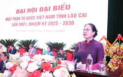 Đồng chí Hà Thị Nga dự Đại hội đại biểu MTTQVN tỉnh Lào Cai lần thứ I, nhiệm kỳ 2025 - 2030