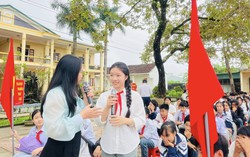 Trung tâm Y tế Quỳ Hợp truyền thông phòng, chống tác hại thuốc lá tại trường học