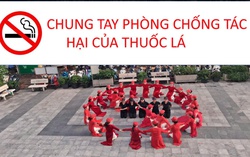 Vũ điệu truyền thông về phòng, chống tác hại thuốc lá của Hội LHPN phường Khương Đình, Hà Nội
