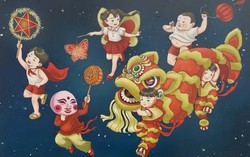 Làng chài dưới trăng