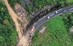 Bí thư Khánh Hòa kiểm tra, chỉ đạo khắc phục sạt lở tại đèo Khánh Lê