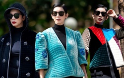 Siêu mẫu Xuân Lan tái hiện hơi thở Hà Nội xưa với áo chần bông