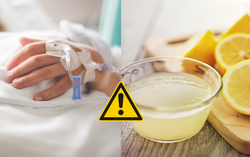 Chồng gục trong nhà vệ sinh, vợ vẫn vắt chanh vào miệng để "cầu may"