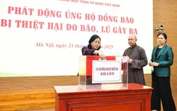 Mặt trận Tổ quốc Việt Nam phát động "Toàn dân ủng hộ đồng bào miền Trung, Tây Nguyên khắc phục hậu quả mưa lũ"