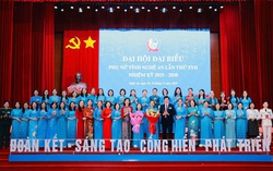 Bà Hoàng Thị Thu Hiền giữ chức Chủ tịch Hội LHPN tỉnh Nghệ An khóa XVII