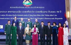 Lãnh đạo Đảng, Nhà nước dự chiêu đãi Kỷ niệm lần thứ 50 Quốc khánh Lào