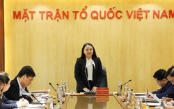 Phó Chủ tịch - Tổng Thư ký Nguyễn Thị Thu Hà cho ý kiến vào nội dung Đại hội đại biểu MTTQ Việt Nam tỉnh Thái Nguyên lần thứ I