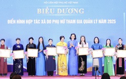Hội LHPN Việt Nam biểu dương 50 Hợp tác xã có thành tích xuất sắc
