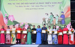 Hơn 600 phụ nữ đồng diễn "Vũ điệu áo dài", tôn vinh nét đẹp phụ nữ Thủ đô