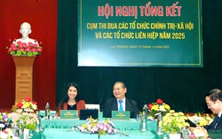 Cụm thi đua các tổ chức chính trị - xã hội và các tổ chức Liên hiệp tổng kết hoạt động năm 2025