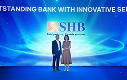 SHB nhận giải Ngân hàng xuất sắc về đổi mới sáng tạo, thúc đẩy tương lai thanh toán không tiền mặt