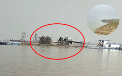 Nghi vấn tàu khai thác cát gây sạt lở nghiêm trọng đất canh tác của người dân