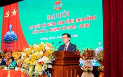 Ông  Nguyễn Phương Huy làm Chủ tịch Hội Nông dân tỉnh Cao Bằng