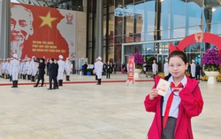 Nữ sinh Cao Bằng - 1 trong 5 đại biểu nhỏ tuổi nhất tại Đại hội Thi đua yêu nước toàn quốc lần thứ XI