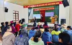 Hội LHPN xã Lam Vỹ truyền thông xóa bỏ định kiến giới