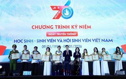 Tuyên dương học sinh, sinh viên tiêu biểu nhân kỷ niệm 76 năm Ngày truyền thống Hội Sinh viên Việt Nam