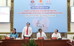 TPHCM: Hoàn thiện "thước đo" tiêu chí gia đình hạnh phúc