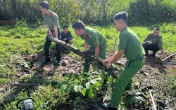 Công an Lâm Đồng đẩy nhanh tiến độ xây dựng nhà cho người dân bị thiệt hại do mưa lũ