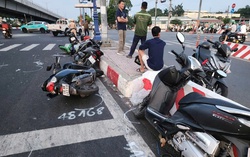 Nạn nhân nữ trong vụ ô tô Mercedes tông hàng loạt phương tiện đã tử vong