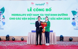 Herbalife Việt Nam tài trợ sản phẩm dinh dưỡng cho các vận động viên Việt Nam xuất sắc năm 2025