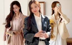 Không phải blazer oversized, đây mới là 4 kiểu blazer đang được phụ nữ Hàn mê diện nhất lúc này
