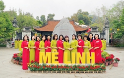 Hội viên phụ nữ Cục Trang bị và kho vận - Bộ Công an tri ân công đức của Hai Bà Trưng