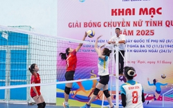 Quảng Ngãi: 14 câu lạc bộ bóng chuyền nữ tranh tài