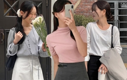 Phụ nữ Hàn thường xuyên diện 4 kiểu áo trẻ trung này đến công sở