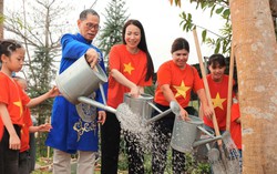 Trồng hơn 2.000 cây xanh chào mừng Giỗ Tổ Hùng Vương