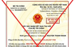 Cảnh báo giả mạo con dấu, chữ ký của lãnh đạo Bộ Tài chính để yêu cầu chuyển tiền
