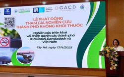 Phát động tham gia nghiên cứu Thành phố không khói thuốc