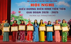 Thái Bình: Biểu dương 140 tập thể, cá nhân phụ nữ điển hình tiên tiến giai đoạn 2020 - 2025